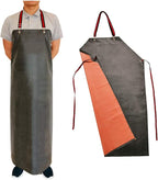 TonLing Thick Rubber Apron, 47.2 x 33.5 Inch Waterproof, Long Chemical Resistant - Image 2