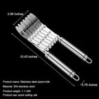 7 Wheel Pastry Cutter Tool, Adjustable Pasta Cutter wheel - Image 2