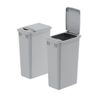 Dowell Wastebasket Trash Can Container, Plastic Garbage Bin, - Image 2
