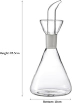 ELETON Conical Borosilicate Glass Olive Oil Dispenser – Non Drip Oil Bottle - Image 7