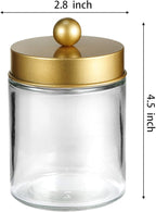 Apothecary Jar Canisters Bathroom Vanity Organizer - Image 4