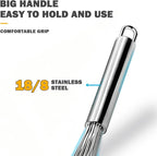 18/10 Stainless Steel Large Whisk Set of 2, 15.5 inch Heavy Duty Long Whisk and - Image 6