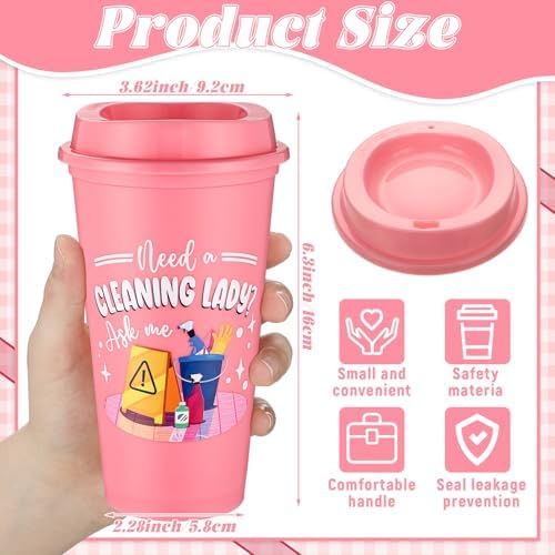 SiliFine 12 Pcs Housekeeping Week Gifts 16 oz Housekeeper Tumbler Gifts - Image 2