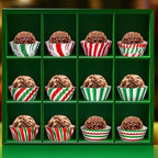 800pcs Christmas Mini Cupcake Liners Candy Pattern Baking Cups - Image 3