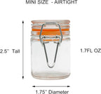 1.7 oz Mini Glass Spice Bottles, 24 Pack Small Glass Jars - Image 2