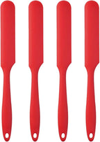 4pcs Silicone Spatula Set Heat Resistant Cake Cream Butter Spatulas Mixing by SUMERSHA