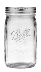 Ball Quart Jar with Silver Lid, Wide Mouth, 1 Jar - Image 2