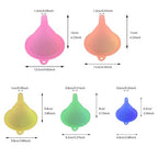 Plastic Funnel Set of 5, All Purpose Cooking Funnels Small to Large Funnel - Image 2