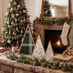 Suzile 3 Pcs Wooden Tabletop Christmas Tree Decorations, Christmas Decor - Image 6