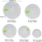 Microwave Covers for Food 5 PCS Microwave Splatter Lid Cover Dish Cover Plate - Image 2