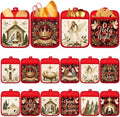 Jingmore 12 Pcs Christmas Christian Pot Holders with Pocket Gift Bulk by Jingmore