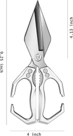 Multifunctional Heavy-Duty Kitchen Shears, Ultra Sharp Stainless Steel Poultry - Image 5