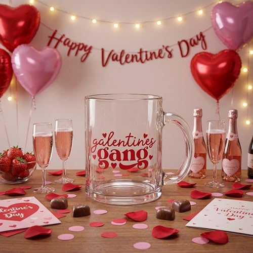 Maxcheck 6 Sets 12 oz Galentines Gang Glass Cups Bulk - Image 5