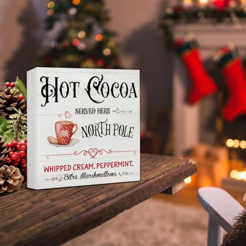 Farmhouse Christmas Decor, Cocoa Christmas Decorations, Winter Holiday - Image 5