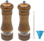 Classic Salt and Pepper Grinder Set, Refillable Salt and Pepper Mills, Manual by MASALACO