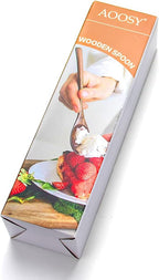 AOOSY Spoons, Wooden Spoons for Eating, 6 Pieces Japanese Natural Soup Spoons - Image 7