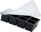 Bangp Large Ice Cube Tray for Whiskey, Metal Reinforced Frame Big Ice Cube Molds - Image 3