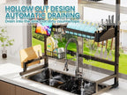 ADBIU Over The Sink Dish Drying Rack Snap-On Design 2 Tier Large Dish Rack) - Image 9