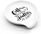 Funny Coffee Spoon Holder-Coffee Spoon Rest-Cafe Bar Station Accessories-Coffee - Image 3