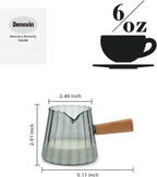 Glass Measuring Cup, 6oz Creamer Pitcher - Image 2