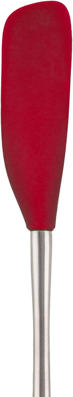 Tovolo Flex-Core Long-Handled Silicone Jar Scraper Spatula, Stainless Steel - Image 3