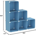 C&AHOME Cube Storage Organizer, 6-Cube Shelves Units, Closet Cabinet, DIY - Image 3