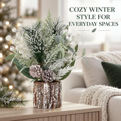 Winter Decor, Christmas Winter Decorations Centerpieces for Home Table - Image 6