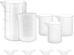 Gartful 9PCS Silicone Mixing Cups Set, Resin Casting Tool Kit, DIY Craft Set by Gartful