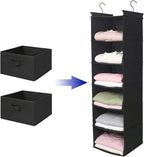 MAX Houser Hanging Shelf Closet Storage Organizer Removable Drawers ，Hanging - Image 4