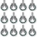 Retrowavy 12 Pcs Small Christmas Kitchen Cabinet Wreaths with Ribbon by Retrowavy