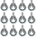 Retrowavy 12 Pcs Small Christmas Kitchen Cabinet Wreaths with Ribbon by Retrowavy