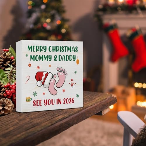 Christmas Decor, Merry Christmas Mommy and Daddy See You in 2026 - Image 5