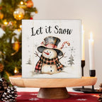 Let It Snow Christmas Decorations - Christmas Winter Snowman Decor - Image 3