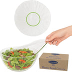 20 Bowl Covers - Reusable Plastic Food Covers by KitchenStrong