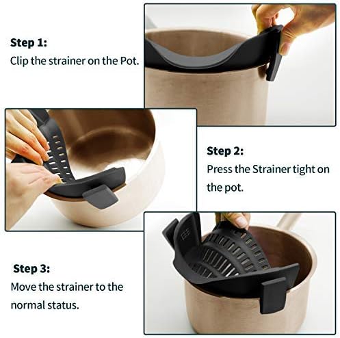 AUOON Silicone Clip on Strainer - Image 6