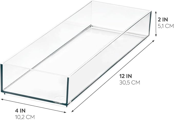 iDesign Plastic Makeup Drawer Organizer Tray - Image 2