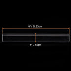 HARFINGTON Acrylic Clay Roller 8 Inch x 1 Inch Solid Non-Stick Plastic Round - Image 2