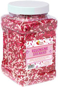 Valentine's Day Sprinkles - 2.2 Lb - Pink, Red, and White by AGreatSurprise