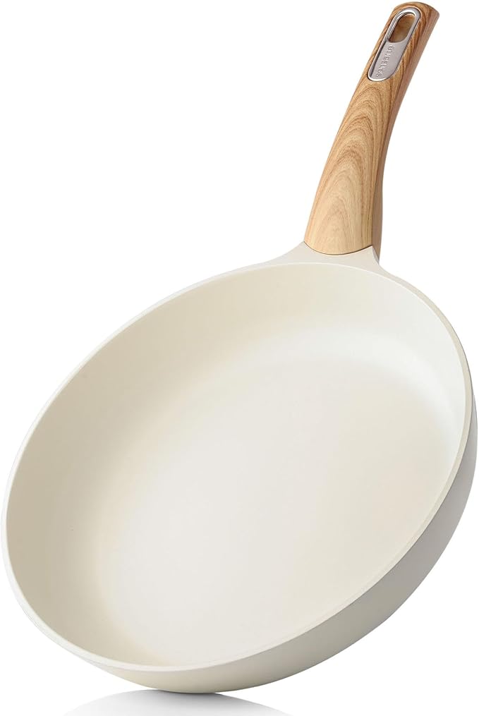 SENSARTE Ceramic Nonstick Frying Pan Small Skillet 8/9.5/11/12.5Inch Non Stick by SENSARTE