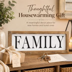 Wooden Family Sign Wall, Shelf, Mantel, Entryway Table Home Decor - Image 4