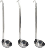 4 Oz Stainless Steel Ladle, 11.8" Long Handle Length by Auvotuis