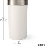 Umbra Vento Kitchen Trash Can – Large 16 Gal Open Top Garbage Can - Image 2