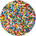 Rainbow Sprinkles Jimmies 1.98 Pounds Container, Sprinkles For Cake Decorating, Cake Sprinkles, Sprinkles For Baking, Ice Cream Toppings & More, The Hampton Candy Company - Image 3