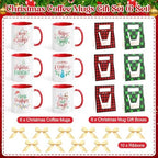 LemonRoad 6 Sets Christmas Coffee Mugs with Mug Boxes - Image 2