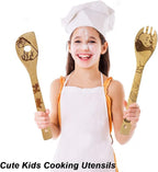 5 Cartoon Wooden Spoons for Cooking - Image 3