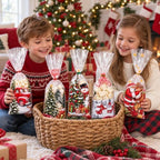 CCINEE 200PCS Christmas Cellophane Treat Bags for Holiday Party Favors - Image 6