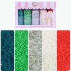 Confect Christmas Sprinkles | Red, White, Green, Holly Green & Grey Mix | Edible Holiday Sprinkles for Cakes, Cupcakes & Cookies | Festive Baking Decoration- 5 Oz by CONFECTTHECAKEDECORATINGCO