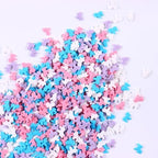 Unicorn Sprinkles for Cake Decorating 3.17 ounce Edible Blue Pink Purple Sprinkles Mix Topper Cookie Confetti Sprinkles for Cupcakes Candy Cream Chocolate Cake Decor for Birthday Princess Christmas Party - Image 4