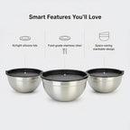 Mixing Bowls with Lids Set of 3 - Image 4
