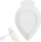 Ceramic Grater Plate for Ginger, Vegetables and Fruits in Kitchen, Carrot-shaped by Unknown
